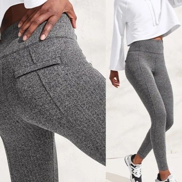 Athleta Delancey Herringbone Legging Tight Large - Picture 1 of 6